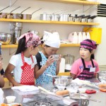 ほうじ茶ラテの米粉シフォンケーキ　お菓子教室