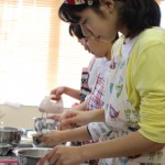 桜のパウンドケーキ　お菓子教室