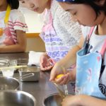 きな粉と米粉のカップケーキ　子供お菓子教室
